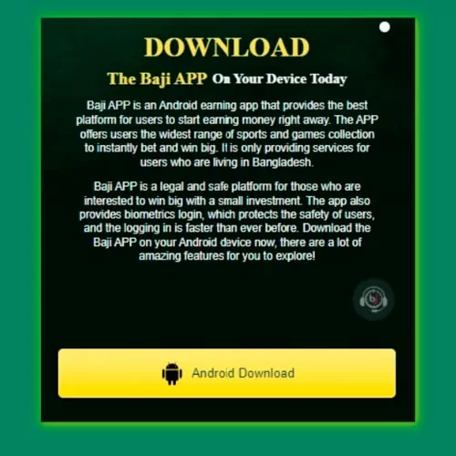 Step 5 tap the Baji APK download button