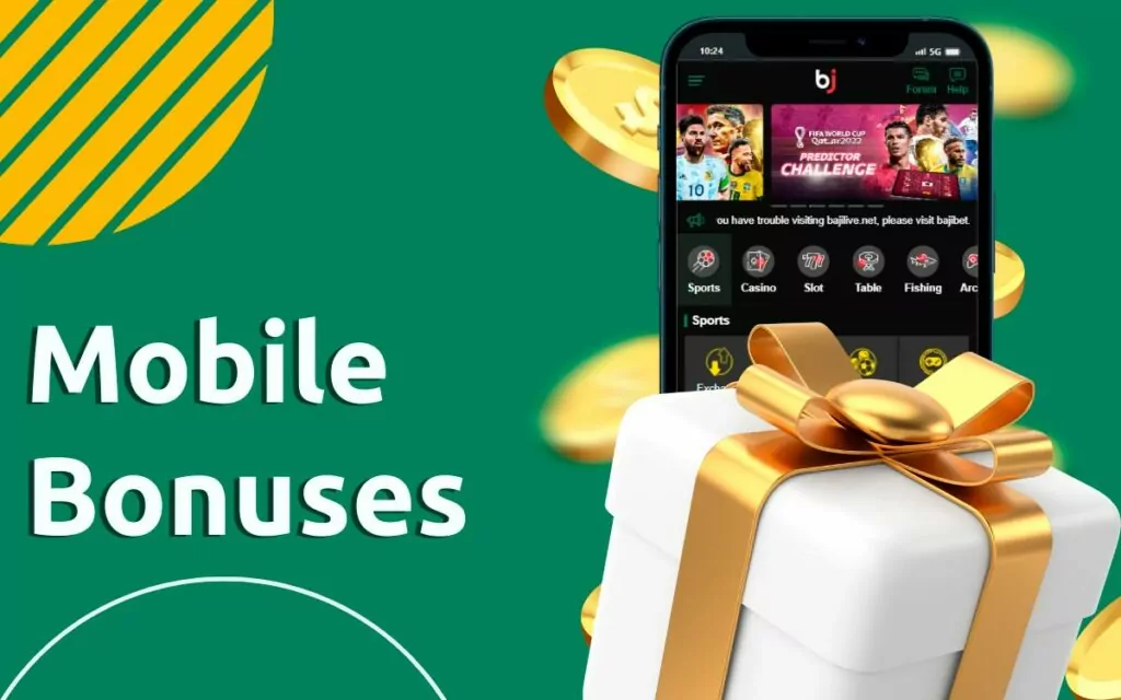 Baji mobile bonuses and app promotions